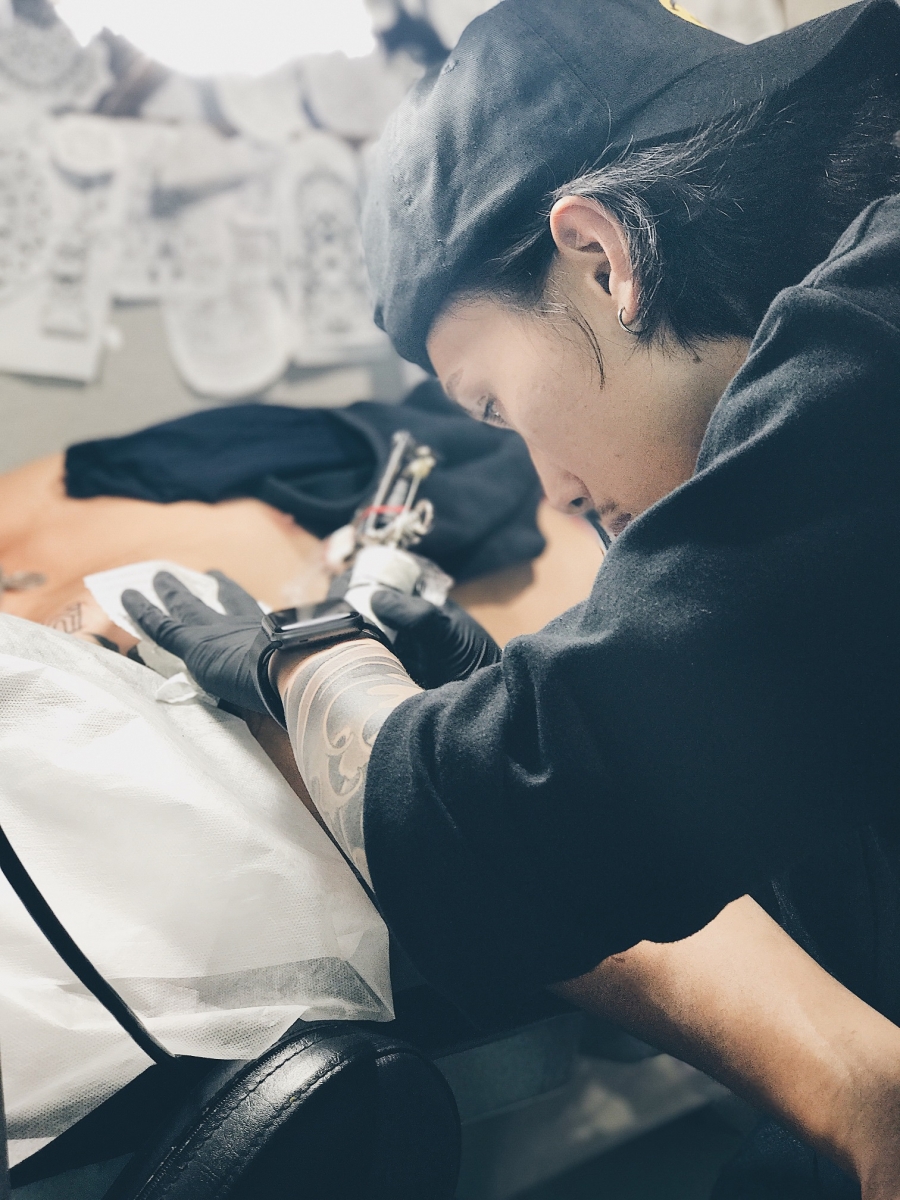 本地紋身師Jun Ngai